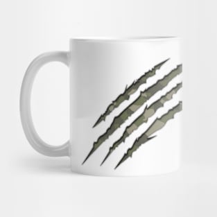 Claw scratch Camo Mug